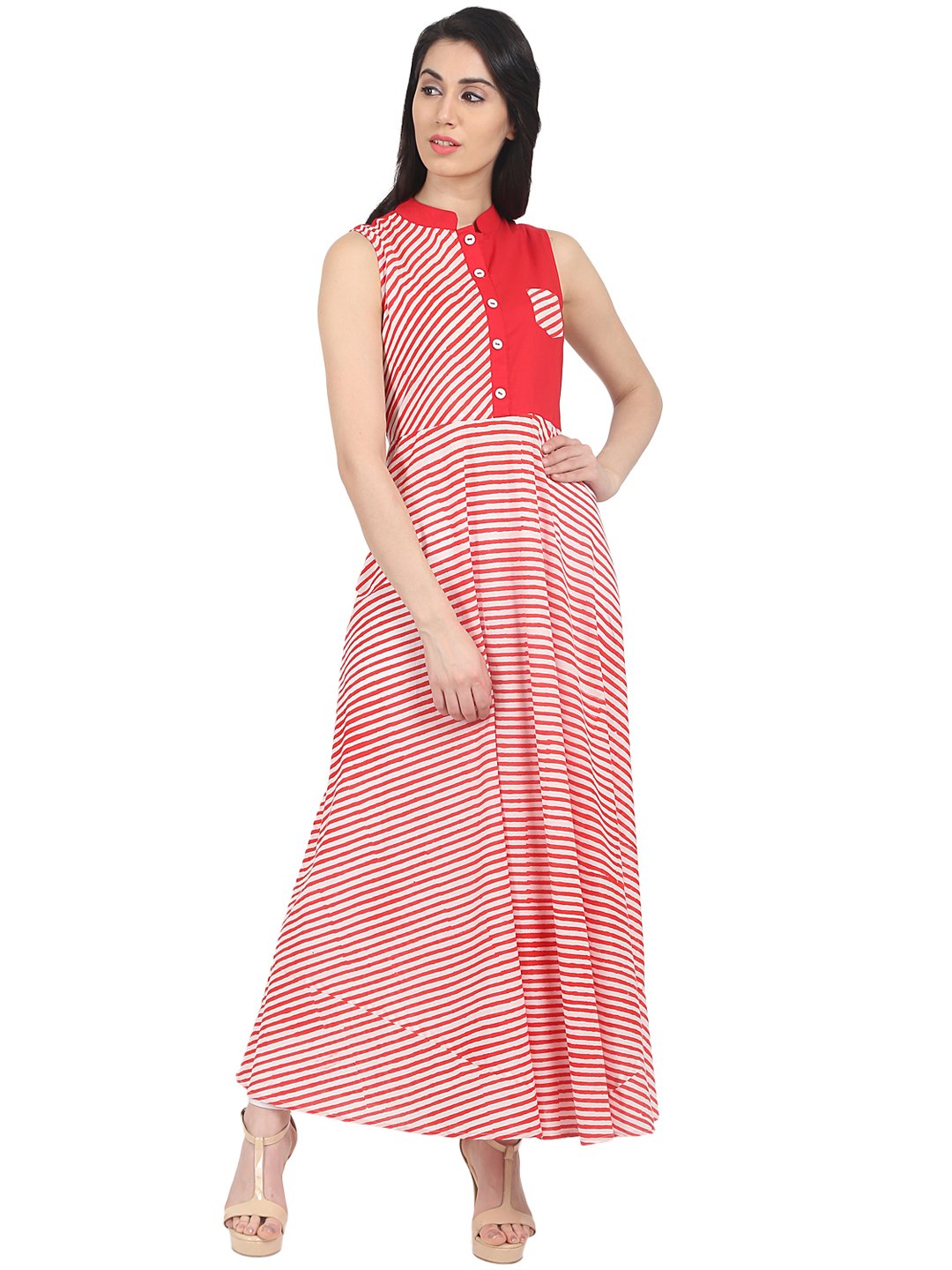 Women's Maxi Pink Dress