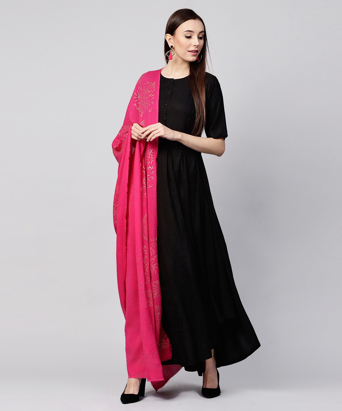 Women's Kurta-Pallazo-Dupatta