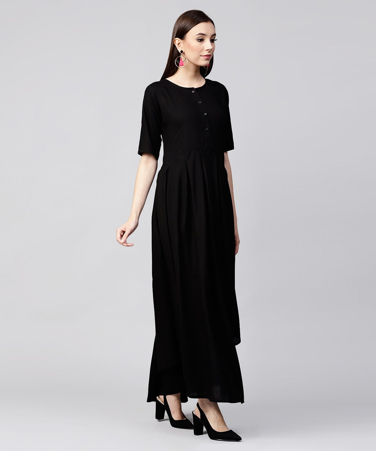 Women's Kurta-Pallazo-Dupatta