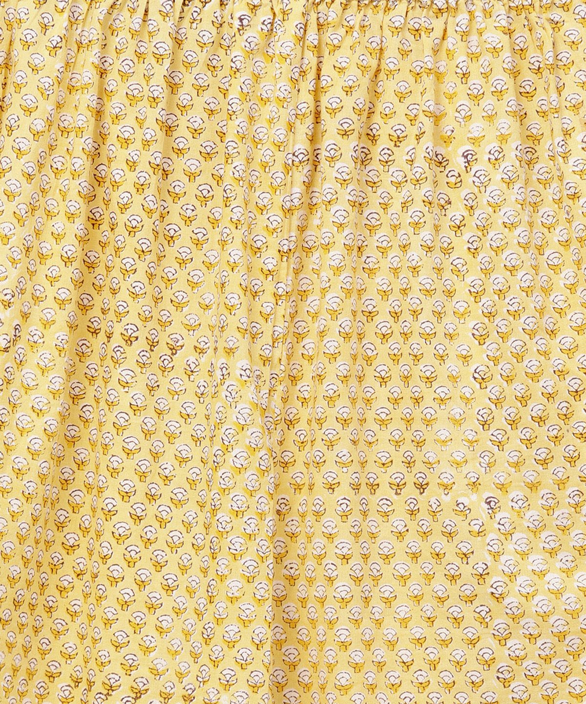 Women's Yellow Printed 3/4Th Sleeve Straight Kurta With Printed Palazzo Set