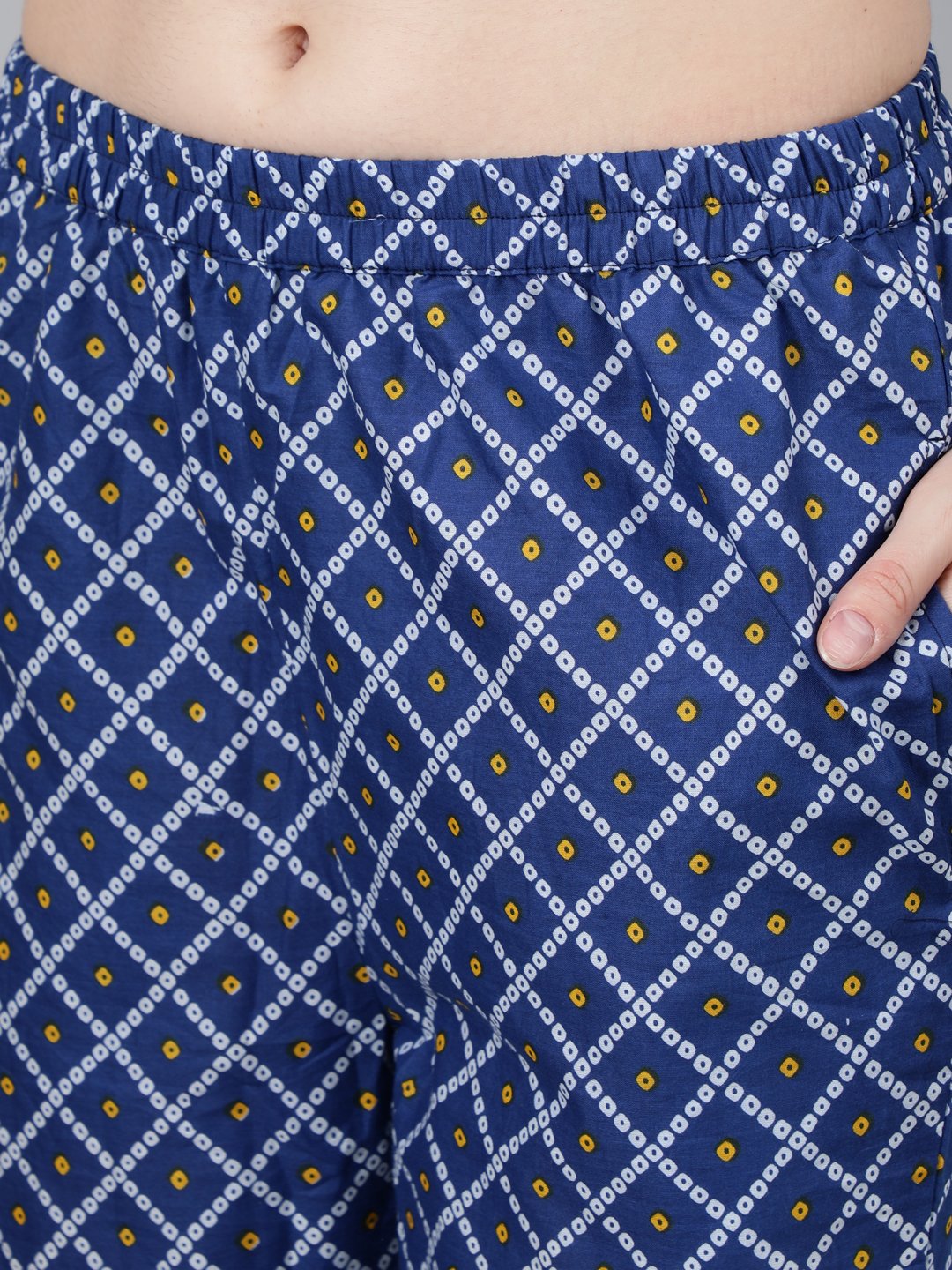 Women's Blue Printed Night Suit