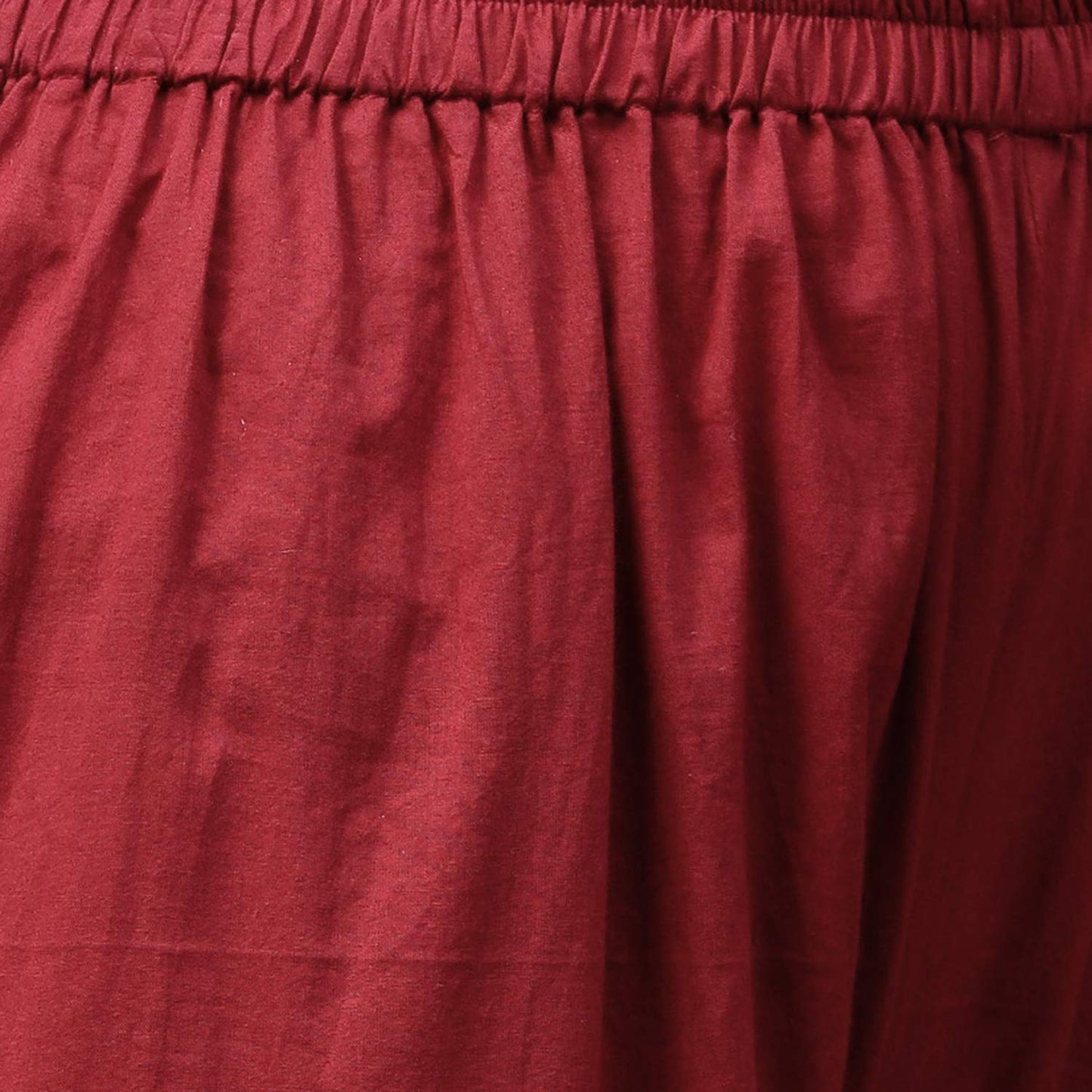 Women's Maroon Solid Kurta With Maroon Sharara