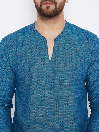 Men's Solid Cotton Kurta