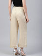 Women's Rayon Embellished Wide-Leg Palazzo