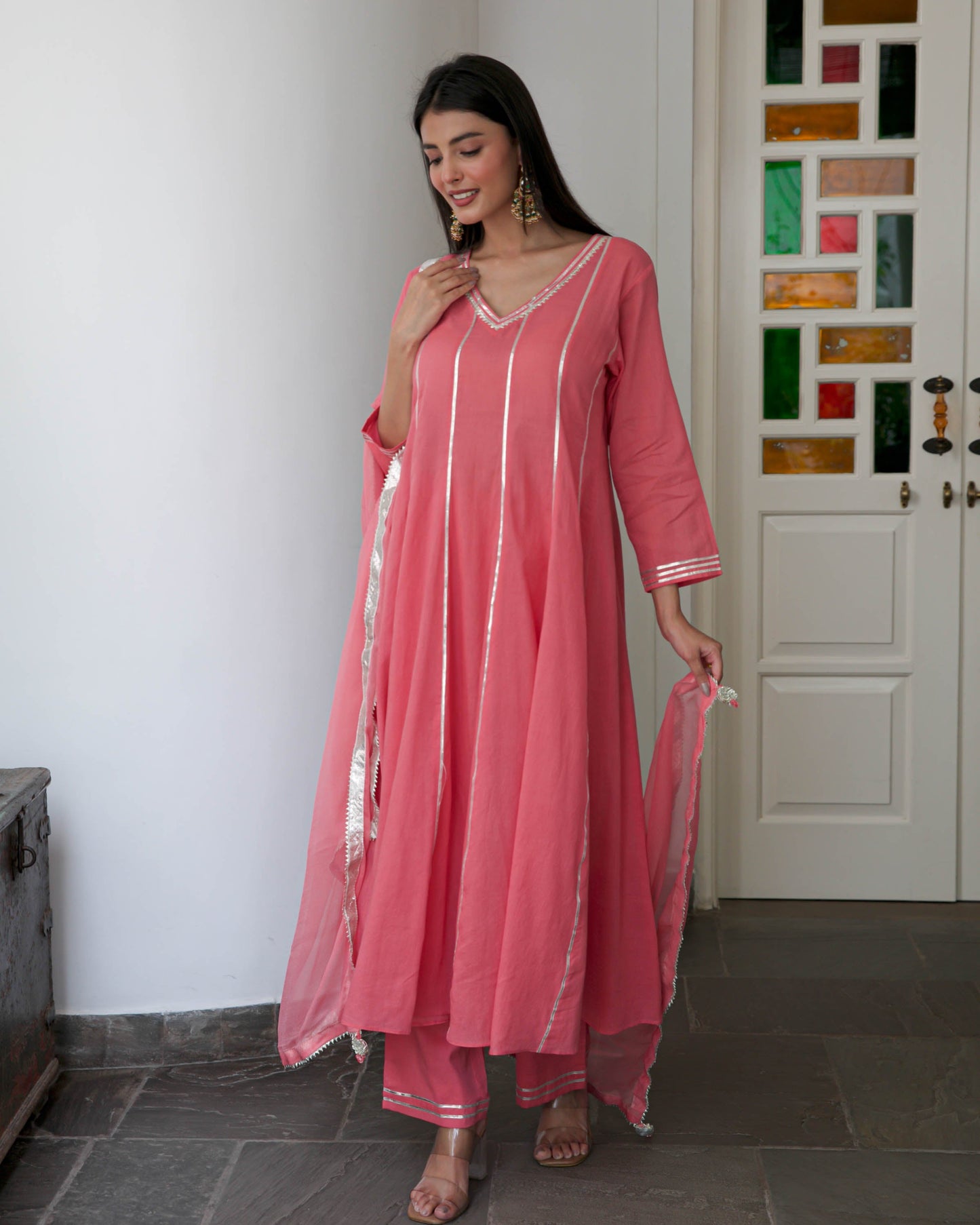 Women's Gajri Cotton Suit Set