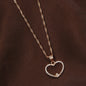 Women's 18k Rose Gold Plated Pearl & Cubic Zirconia Twisted Pendant Necklace Set with Earrings