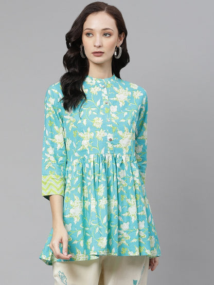 Women's Floral Print Short Top