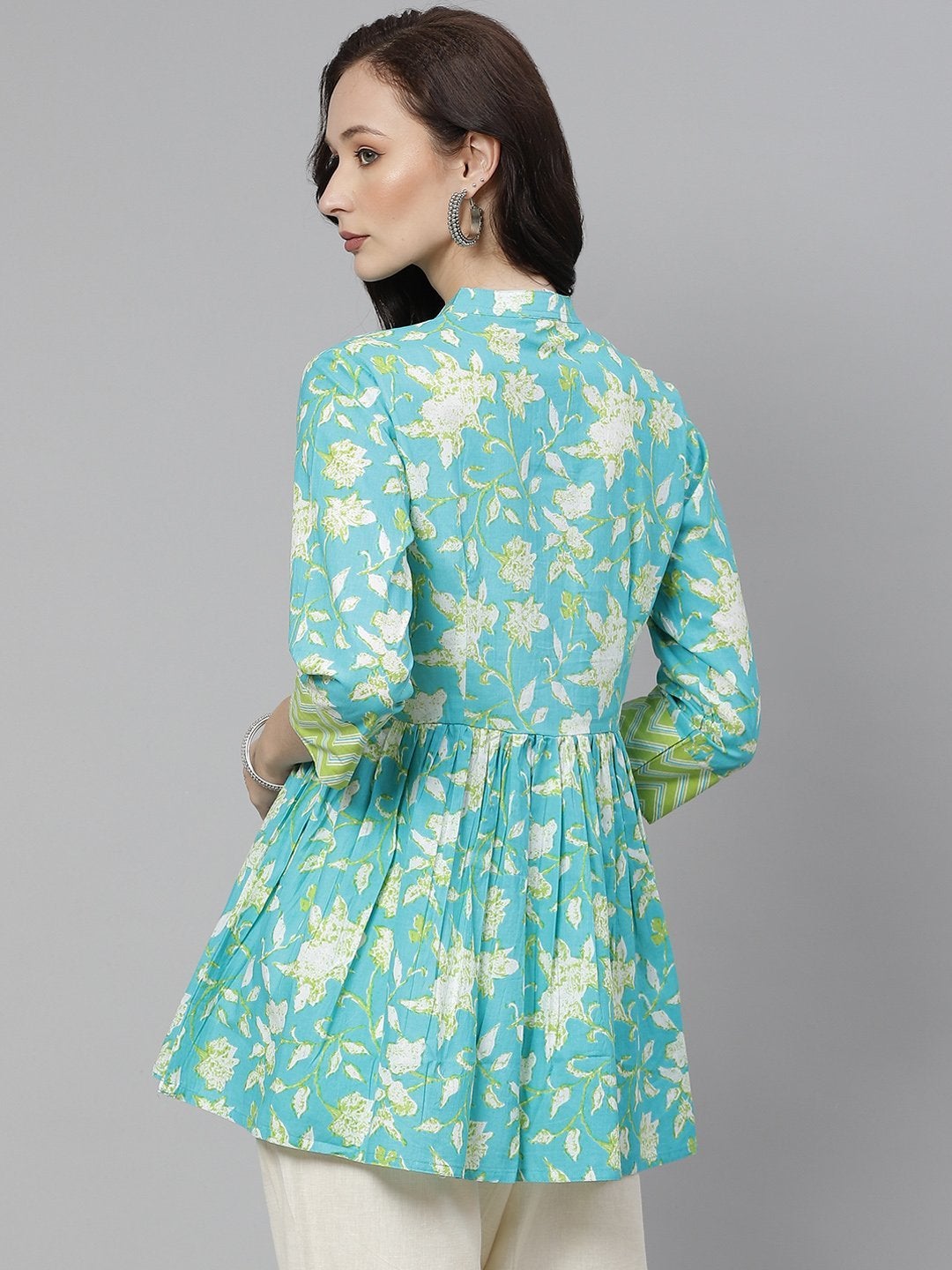 Women's Floral Print Short Top