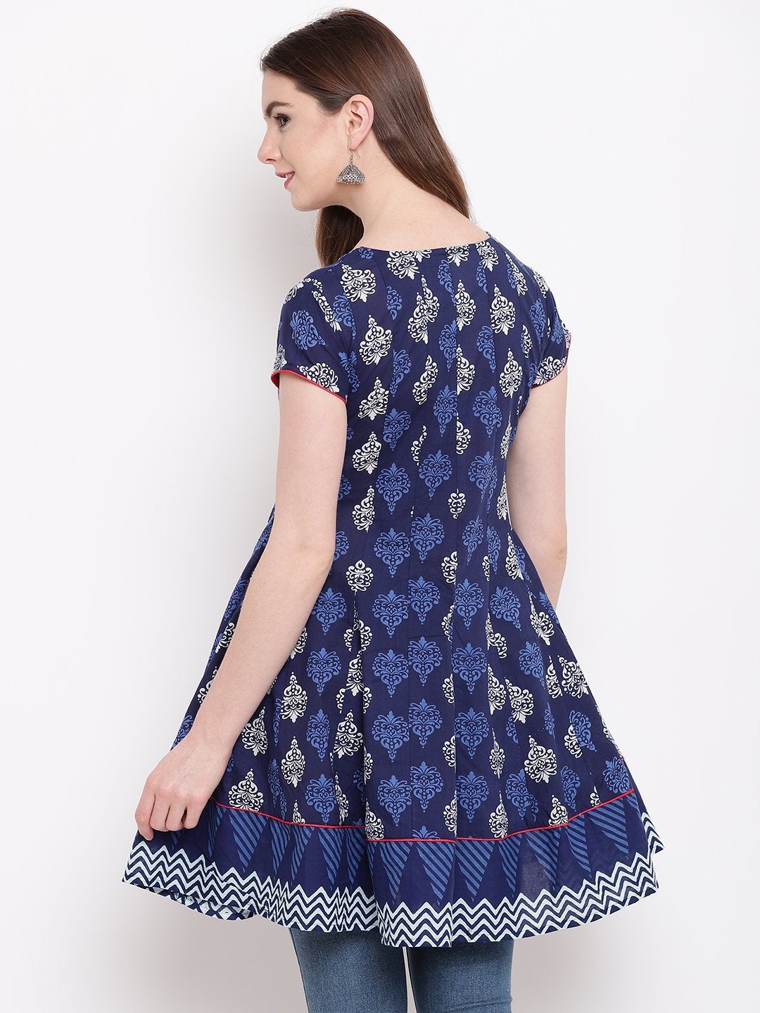 Women's Indigo Short Kurti
