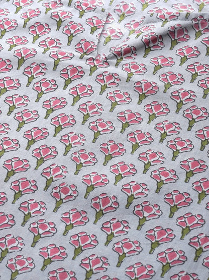 Women's Grey Printed Loungewear/Nightwear