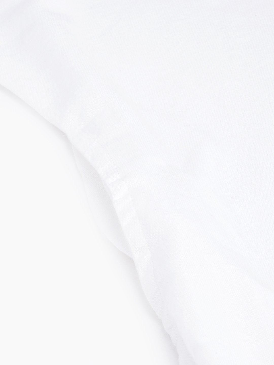 Women's White Cotton Straight Kurta
