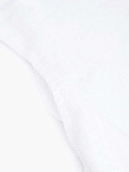 Women's White Cotton Straight Kurta
