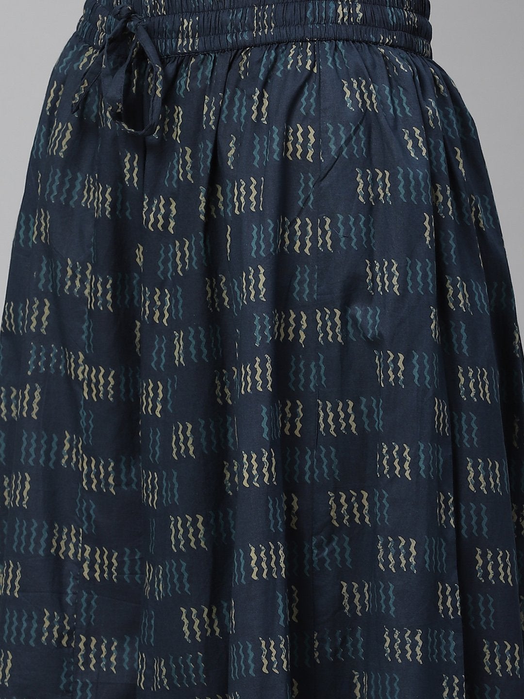 Women's Indiogo blue Kurta Set With Palazzo