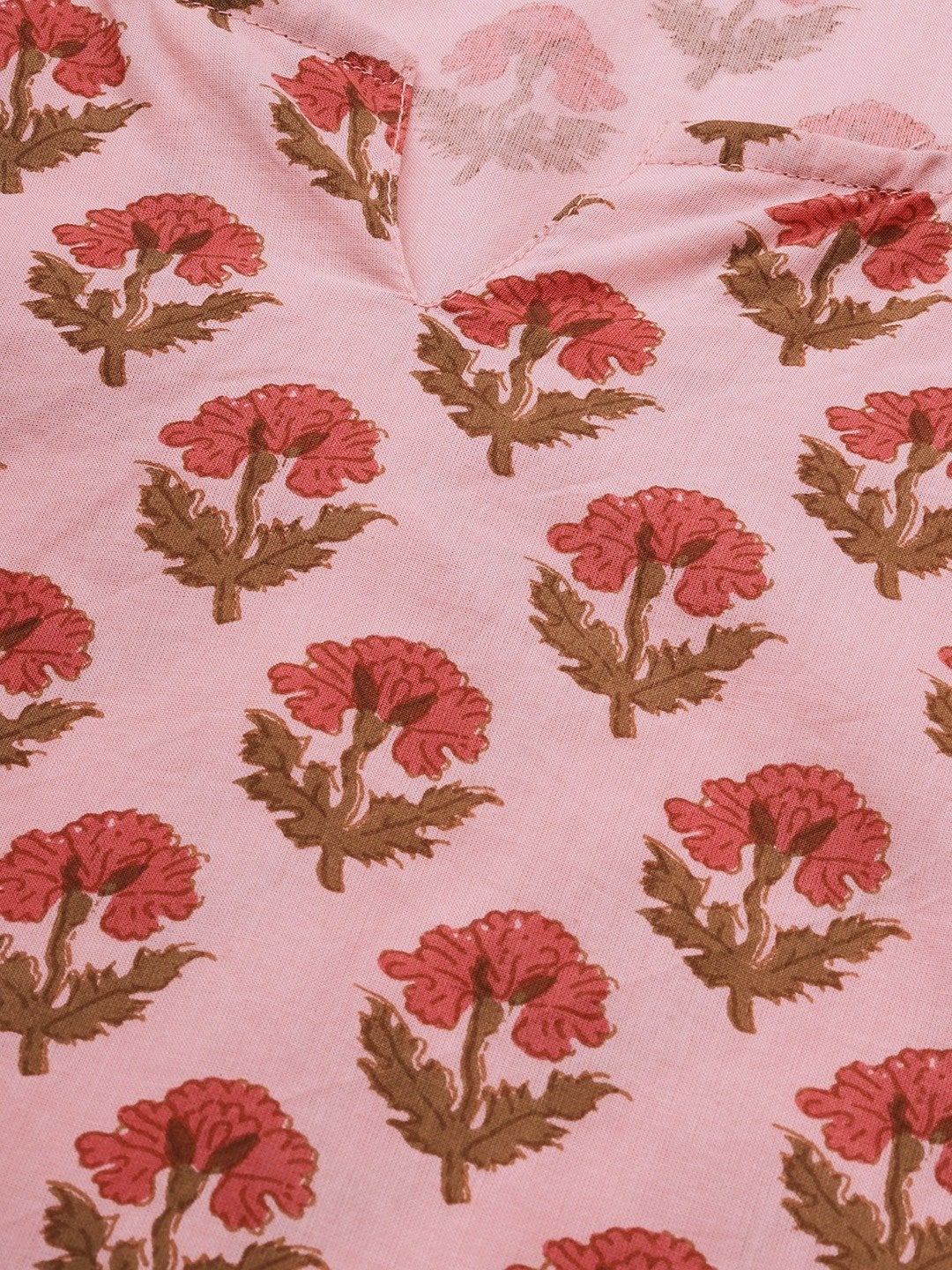 Women's Pink Cotton Loungewear /Nightwear Set
