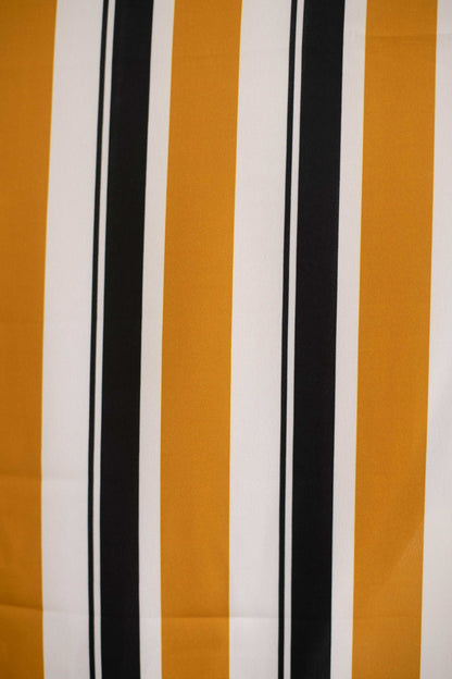 Women's Stripped Pant Styled Saree With Blouse