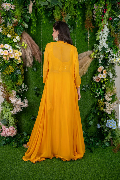 Women's Daffodil Yellow Lehenga