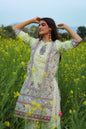 Women's Cambric Printed Straight Kurta Palazzo Dupatta Set