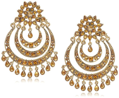 Women's  Gold Plated Zinc Alloy Earrings
