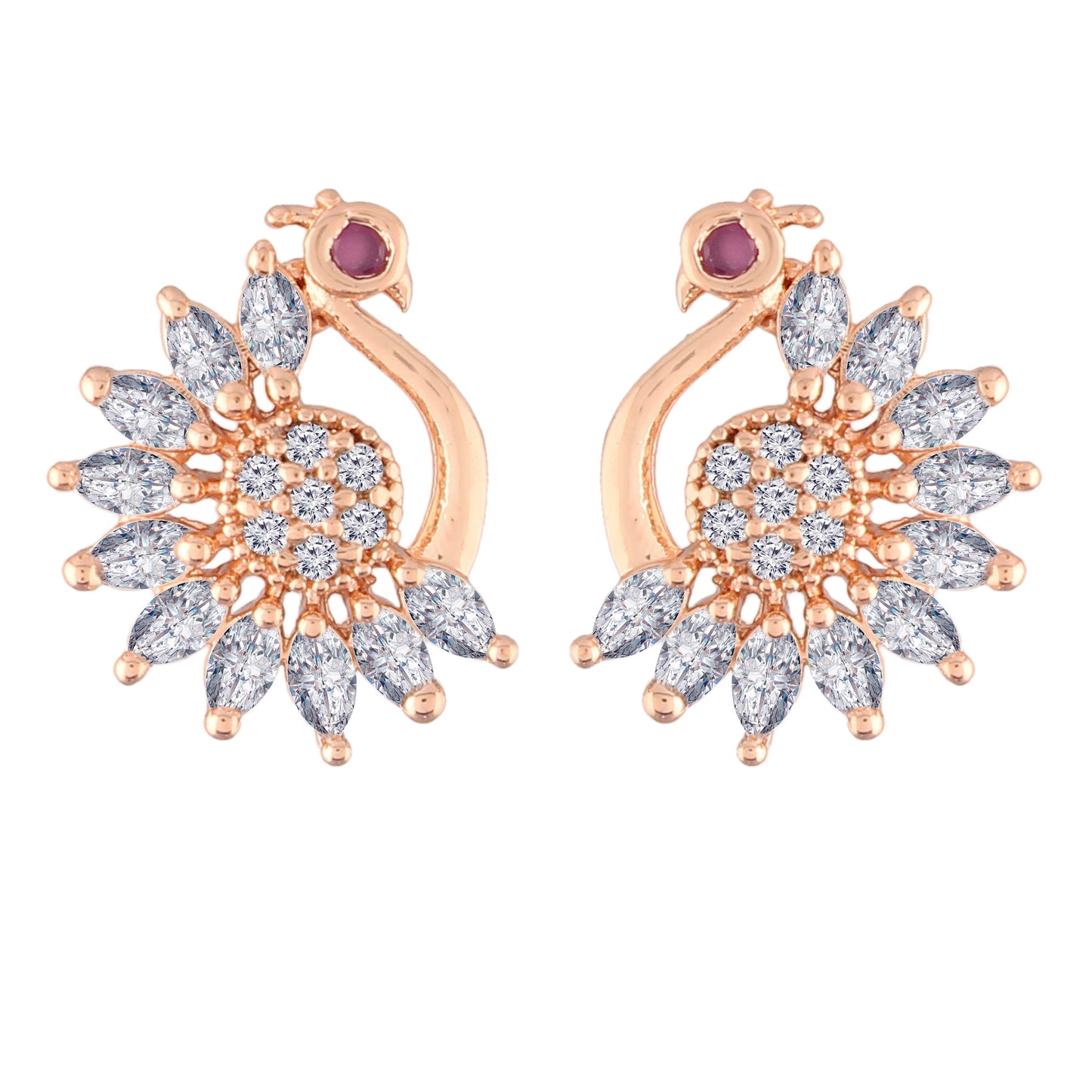 Women's Â Crystal AD Stone Stud Earrings for Women