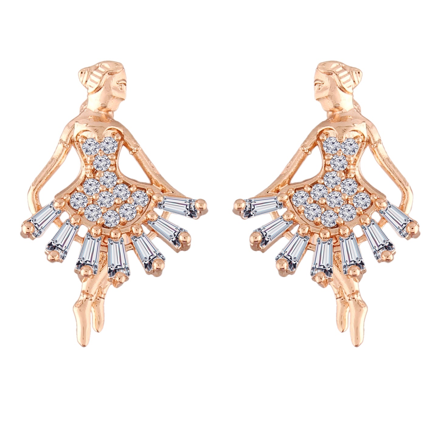 Women's Â Crystal AD Stone Stud Earrings for Women