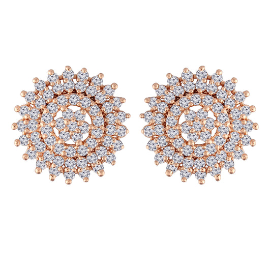 Women's Â Crystal AD Stone Stud Earrings for Women