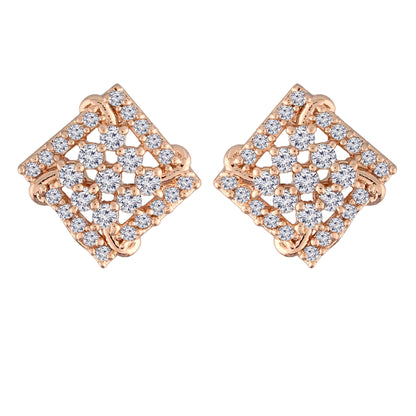 Women's Â Crystal AD Stone Stud Earrings for Women