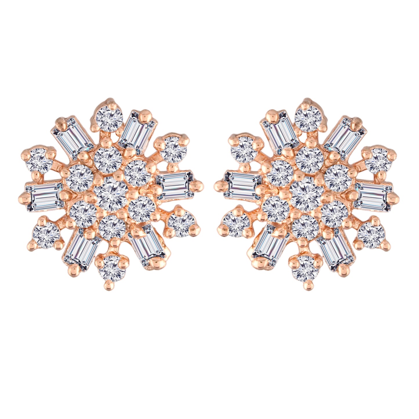 Women's Â Crystal AD Stone Stud Earrings for Women