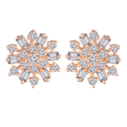 Women's Â Crystal AD Stone Stud Earrings for Women