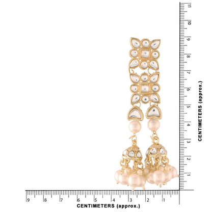 Women's Kundan Pearl Dangle EarringsÂ 