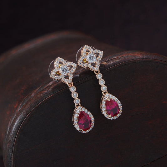Women's Â Crystal AD Stone Dangle & Drop Earrings for Women