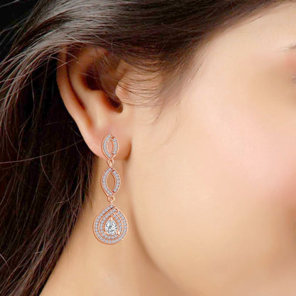 Women's Â Crystal AD Stone Dangle & Drop Earrings for Women
