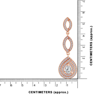 Women's Â Crystal AD Stone Dangle & Drop Earrings for Women