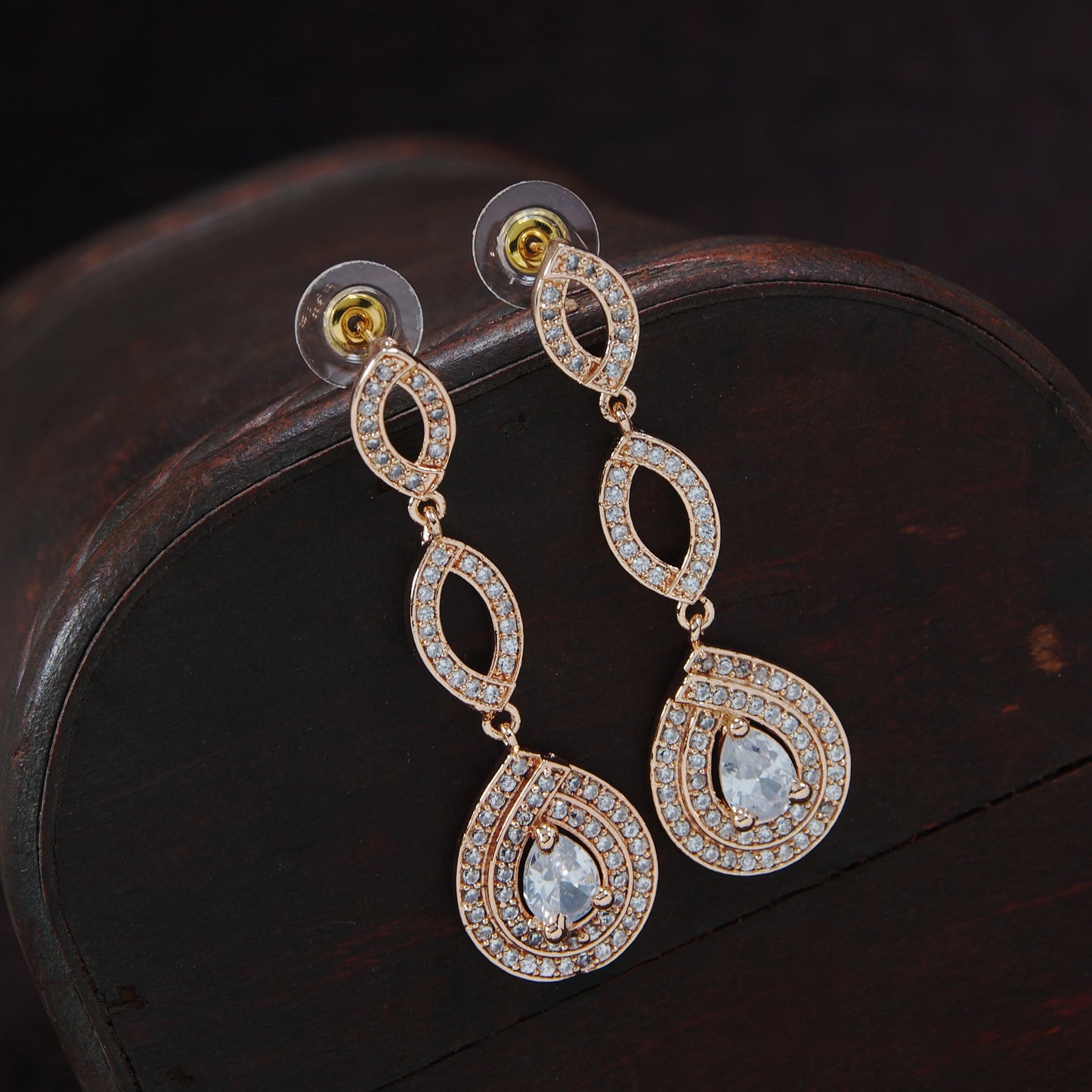 Women's Â Crystal AD Stone Dangle & Drop Earrings for Women