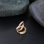 Women's I Jewels Valentine'S Special Rose Gold-Plated Contemporary Ad Studs Earrings (E2978)