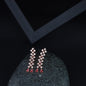 Women's Valentine'S Special Rose Gold Plated Glittering American Diamond Stone Studded Dangle & Drop Earrings (E3065Q)