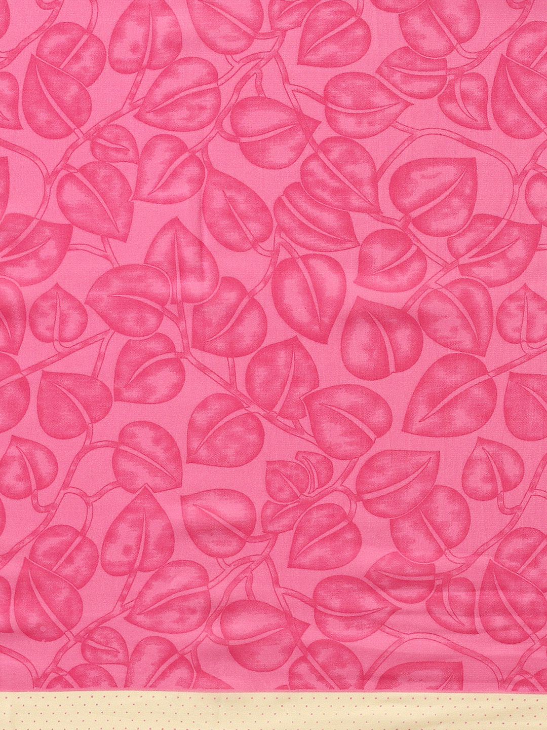 Women's Pink Chiffon Printed Saree