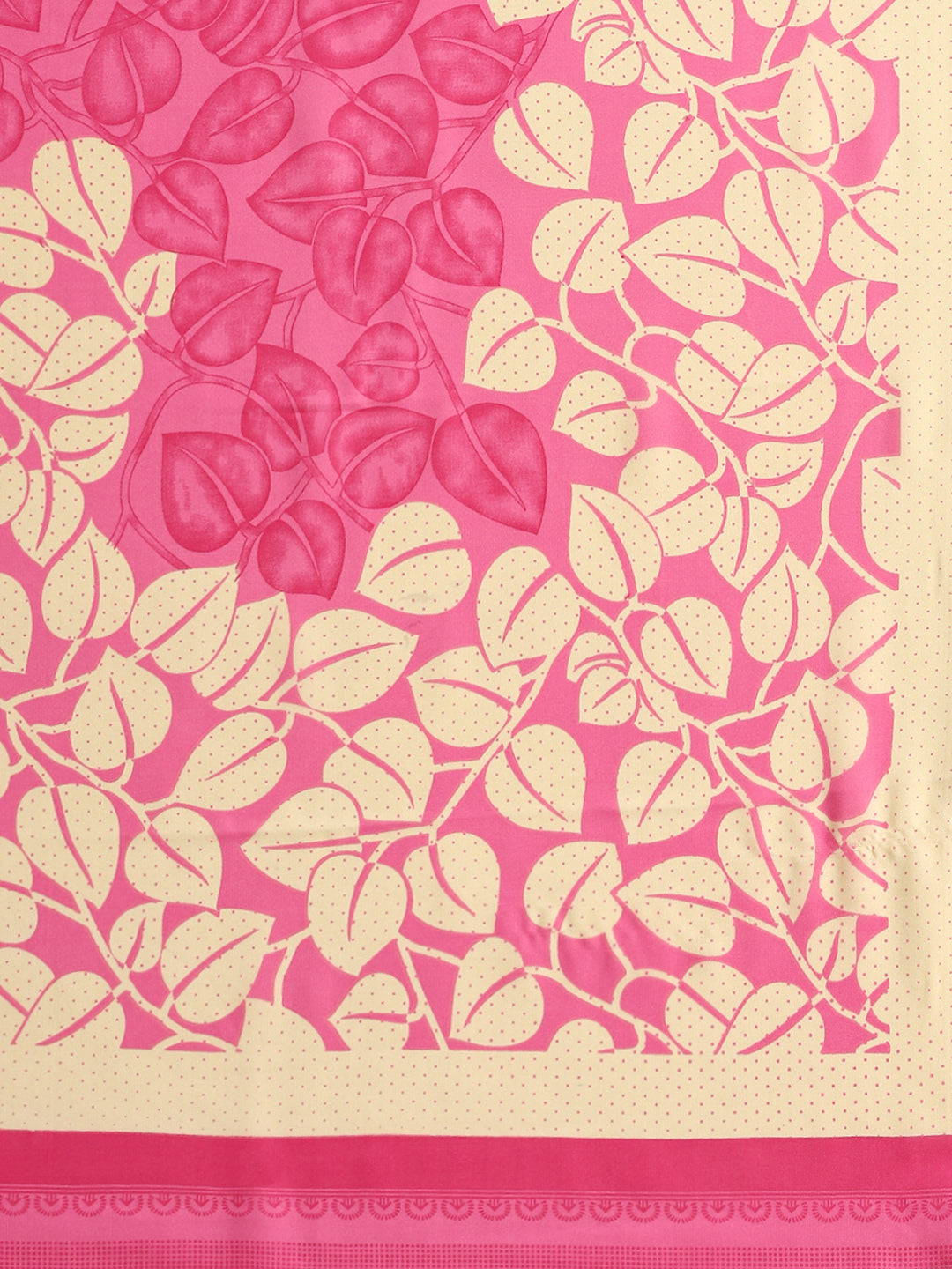 Women's Pink Chiffon Printed Saree