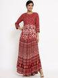 Women's Printed Flared Dress