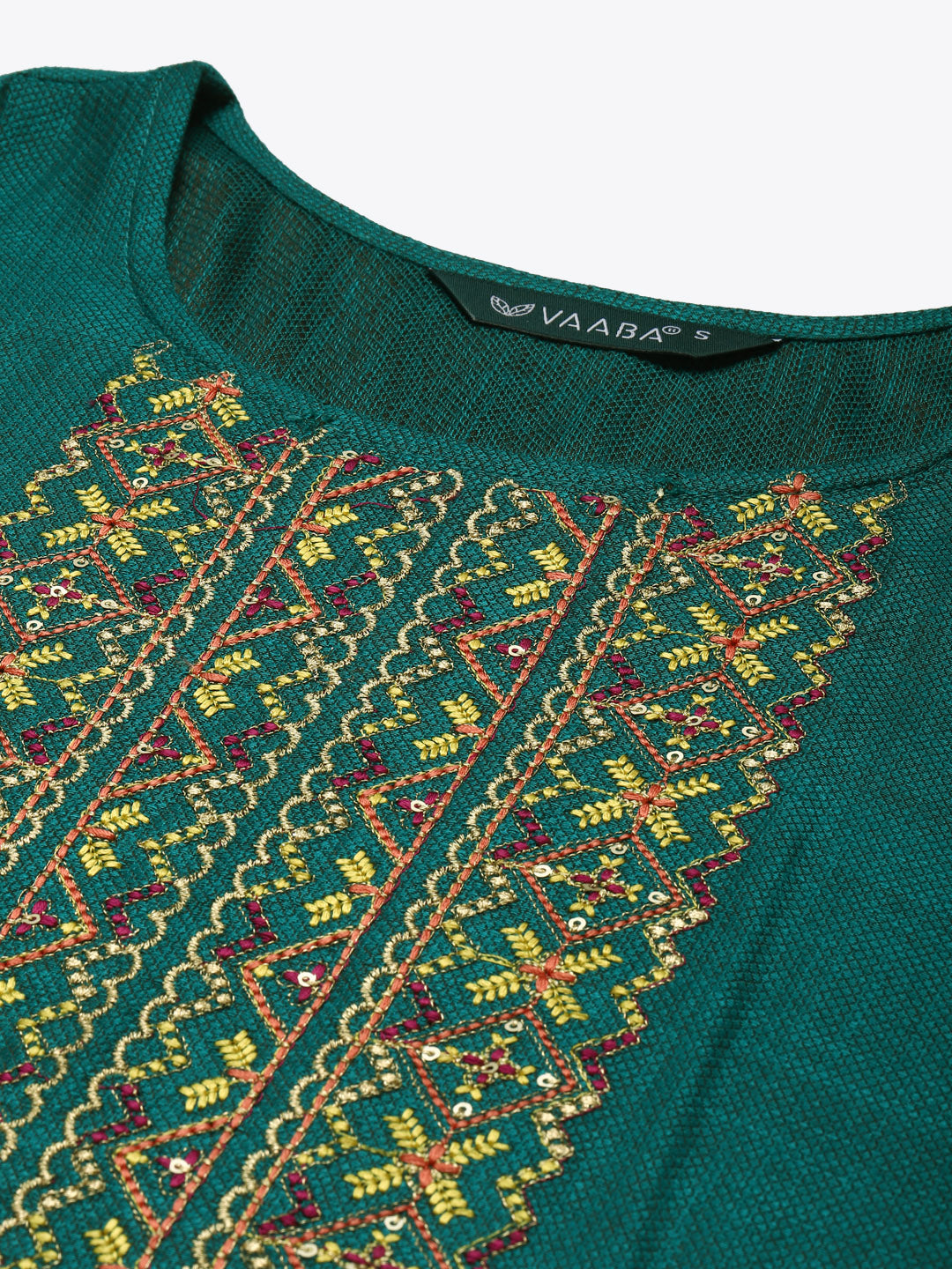 Women's Green Rayon Blend Embroidered Straight Kurta Trouser Set With Dupatta