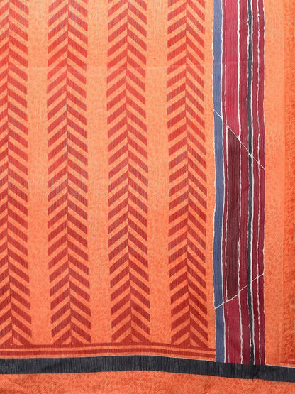 Women's Multicolor Chiffon Printed Saree