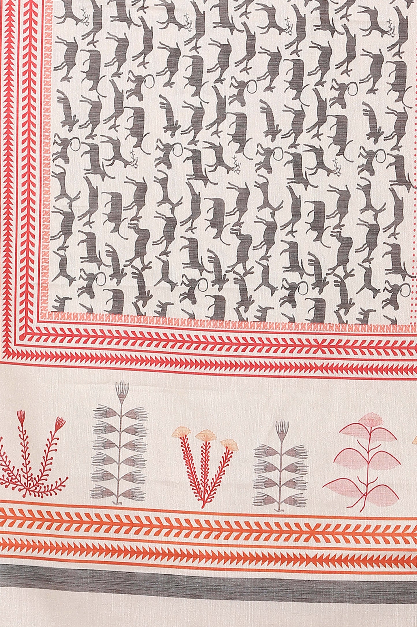 Women's Multicolored Art Silk Digital Printed Dupatta