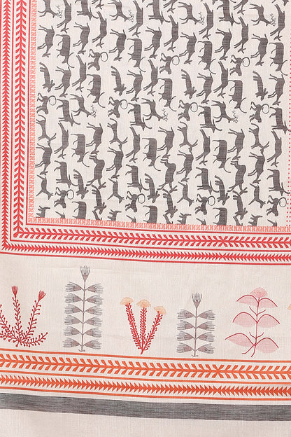 Women's Multicolored Art Silk Digital Printed Dupatta