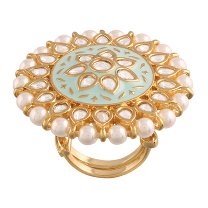 Women's Tradtional Meenakari finger ring