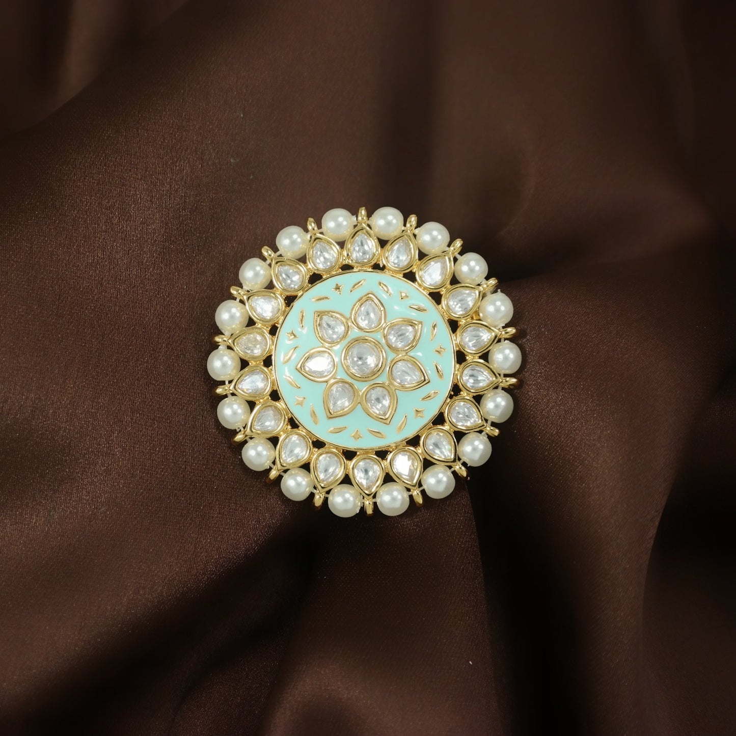 Women's Tradtional Meenakari finger ring