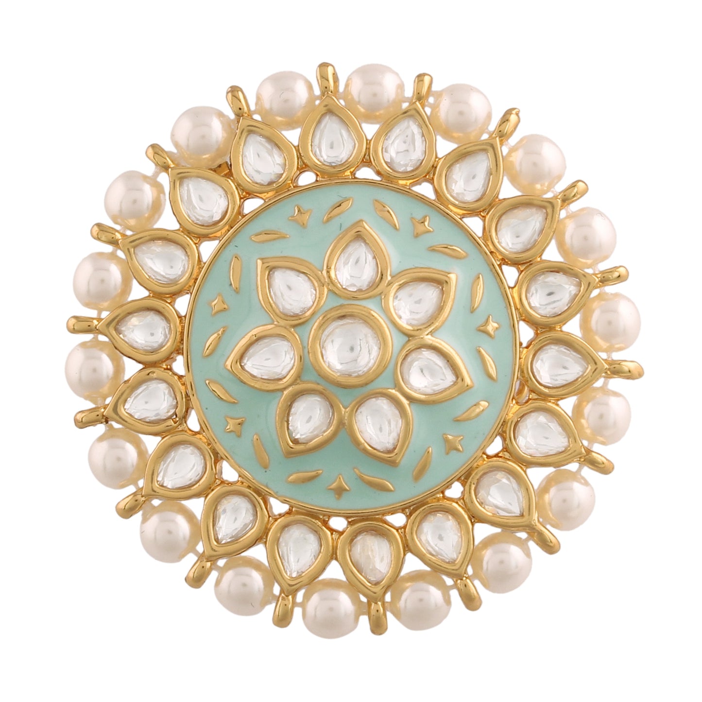 Women's Tradtional Meenakari finger ring