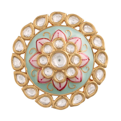 Women's Tradtional Meenakari finger ring