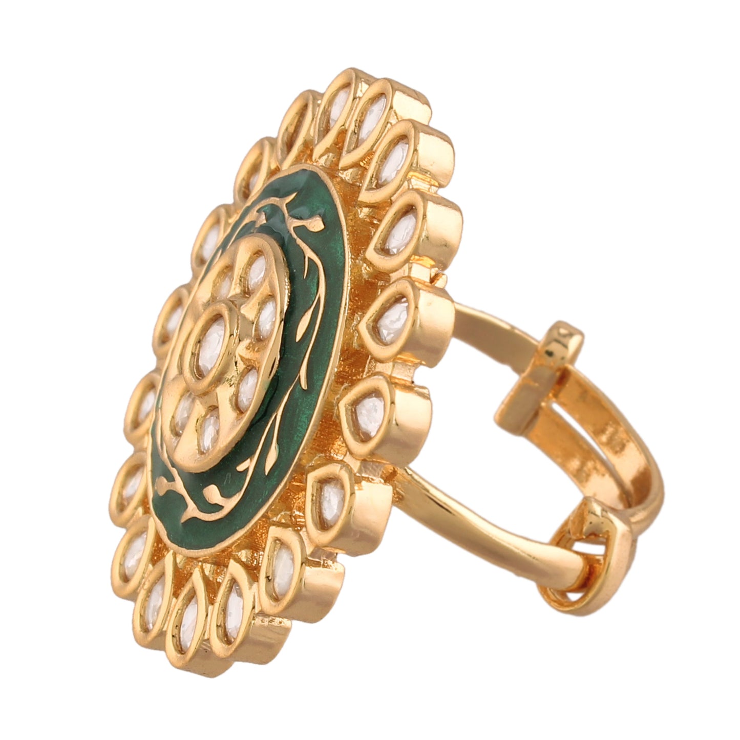 Women's Tradtional Meenakari finger ring