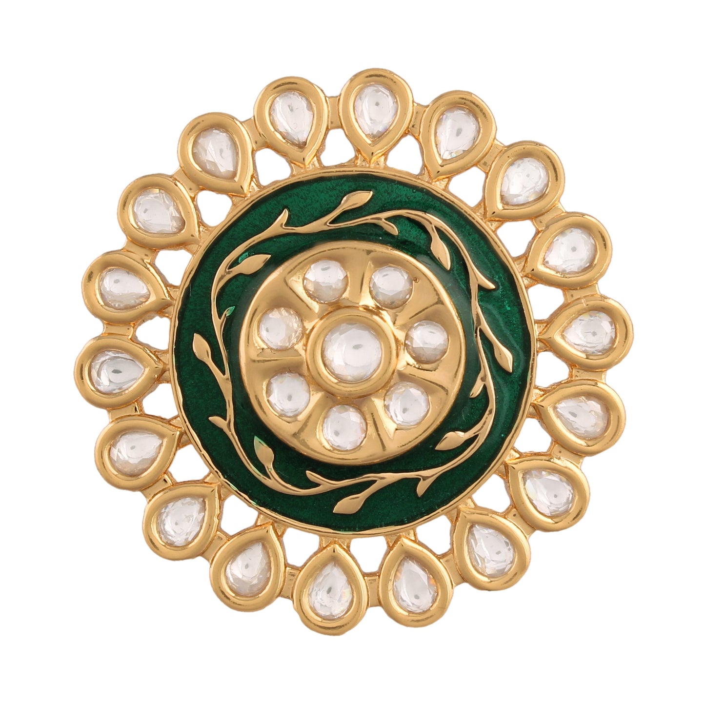 Women's Tradtional Meenakari finger ring