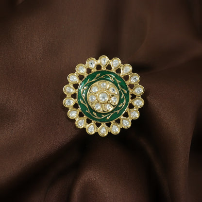 Women's Tradtional Meenakari finger ring