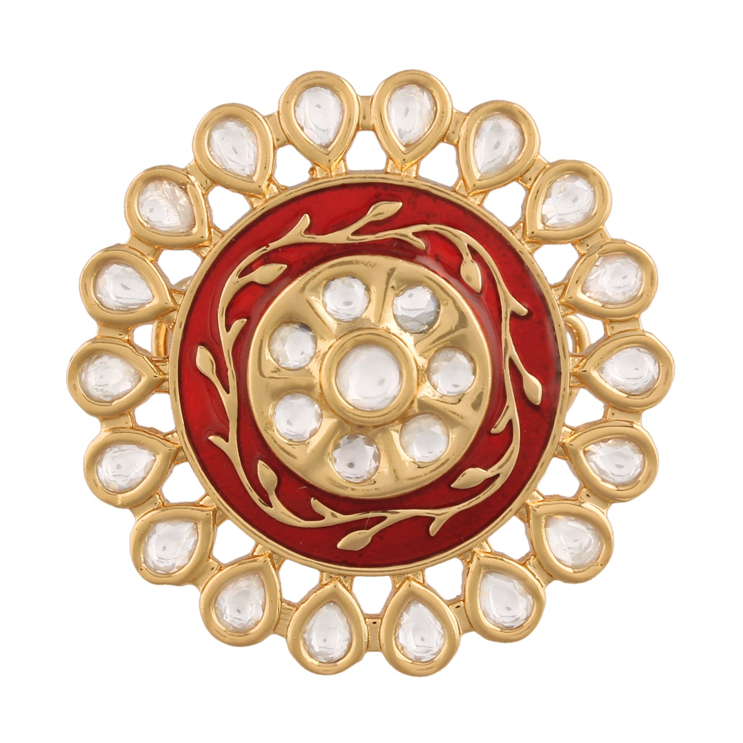 Women's Tradtional Meenakari finger ring